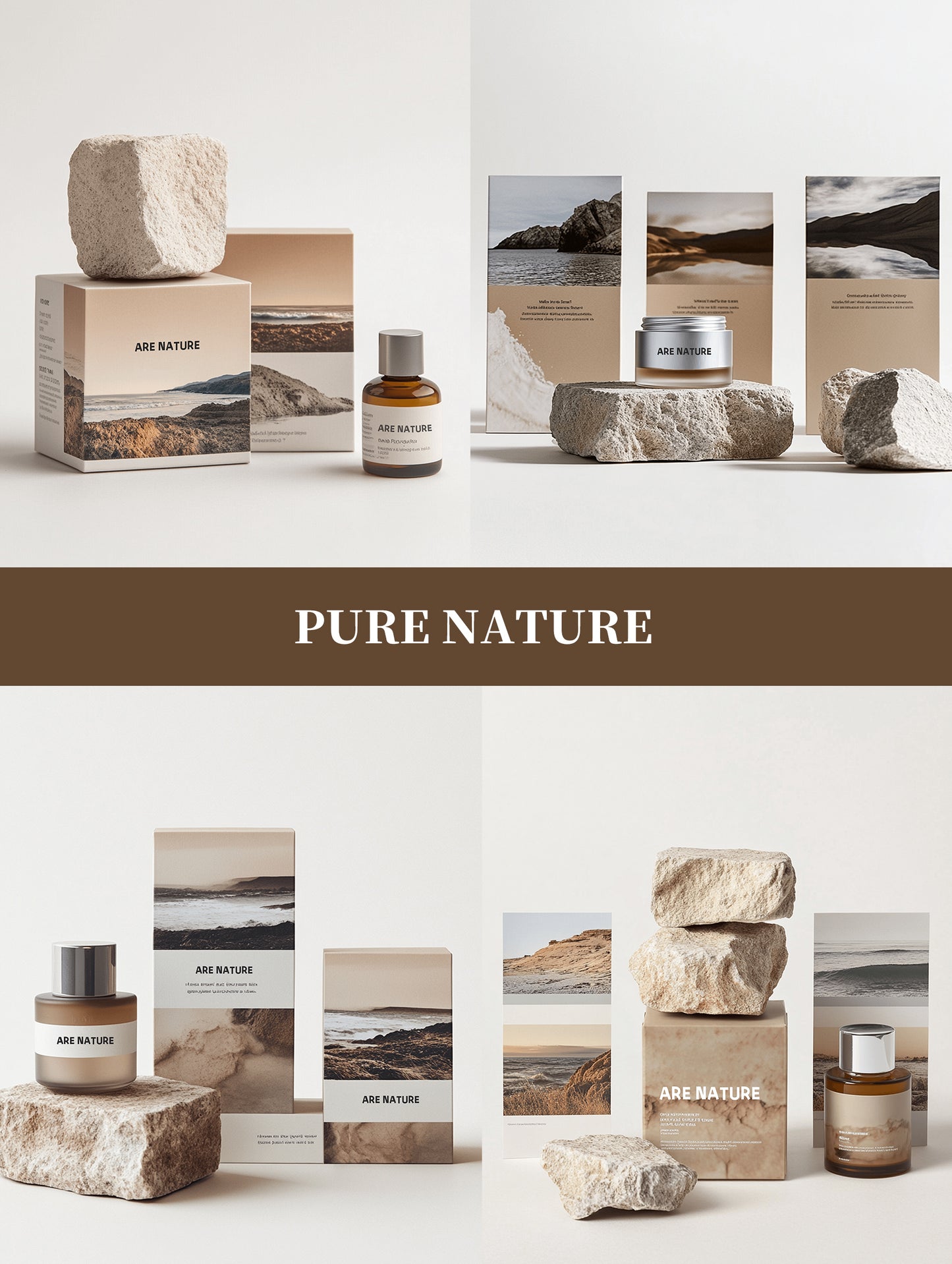 “PURE NATURE” Packing design ➕ physical samples