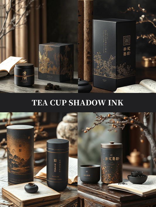 “TEA CUP SHADOW INK” Packing design ➕ physical samples