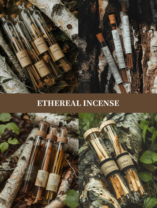 “ETHEREAL INCENSE” Packing design ➕ physical samples