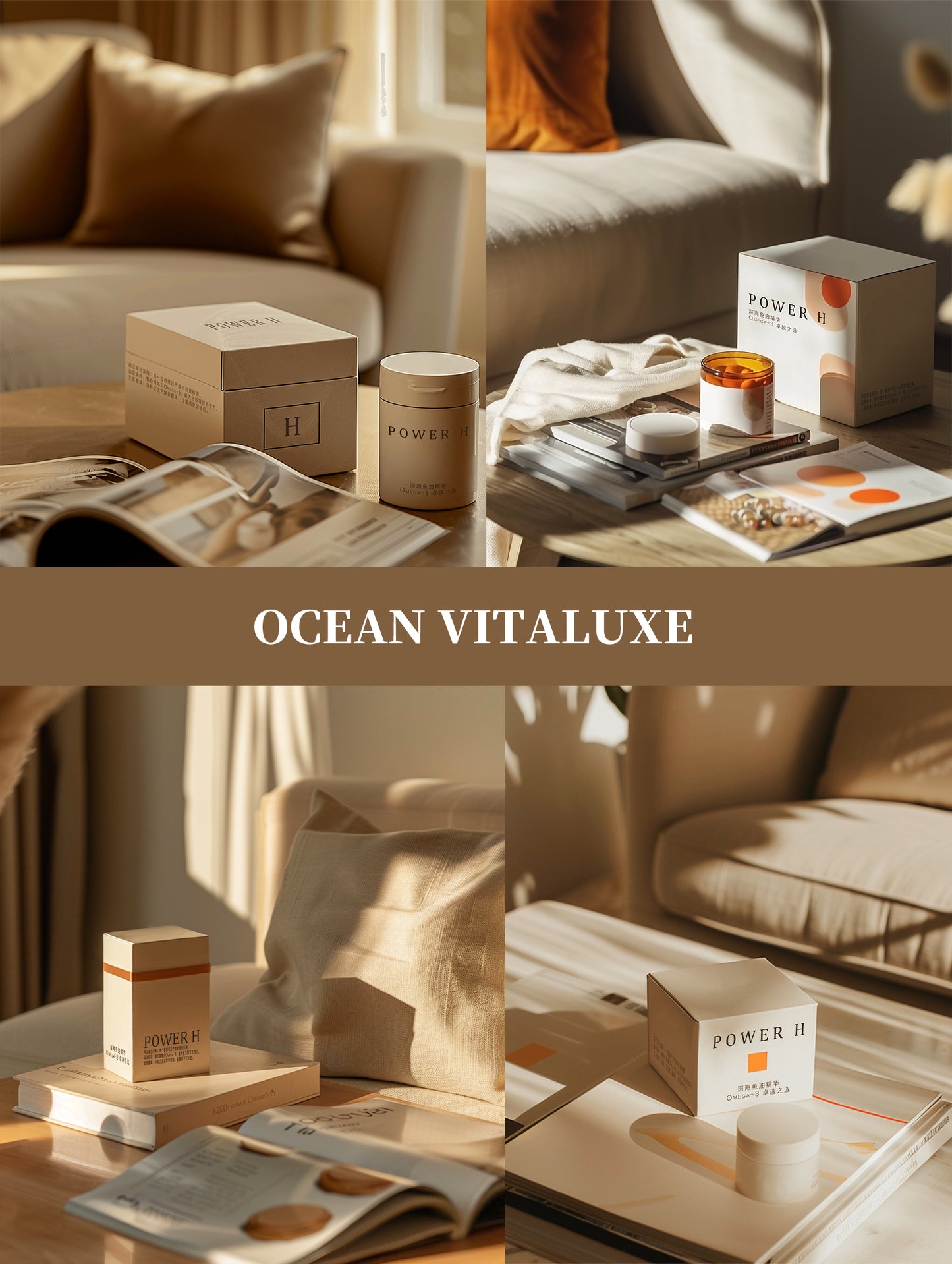 ”Ocean Vitaluxe“ Packing design ➕ physical samples