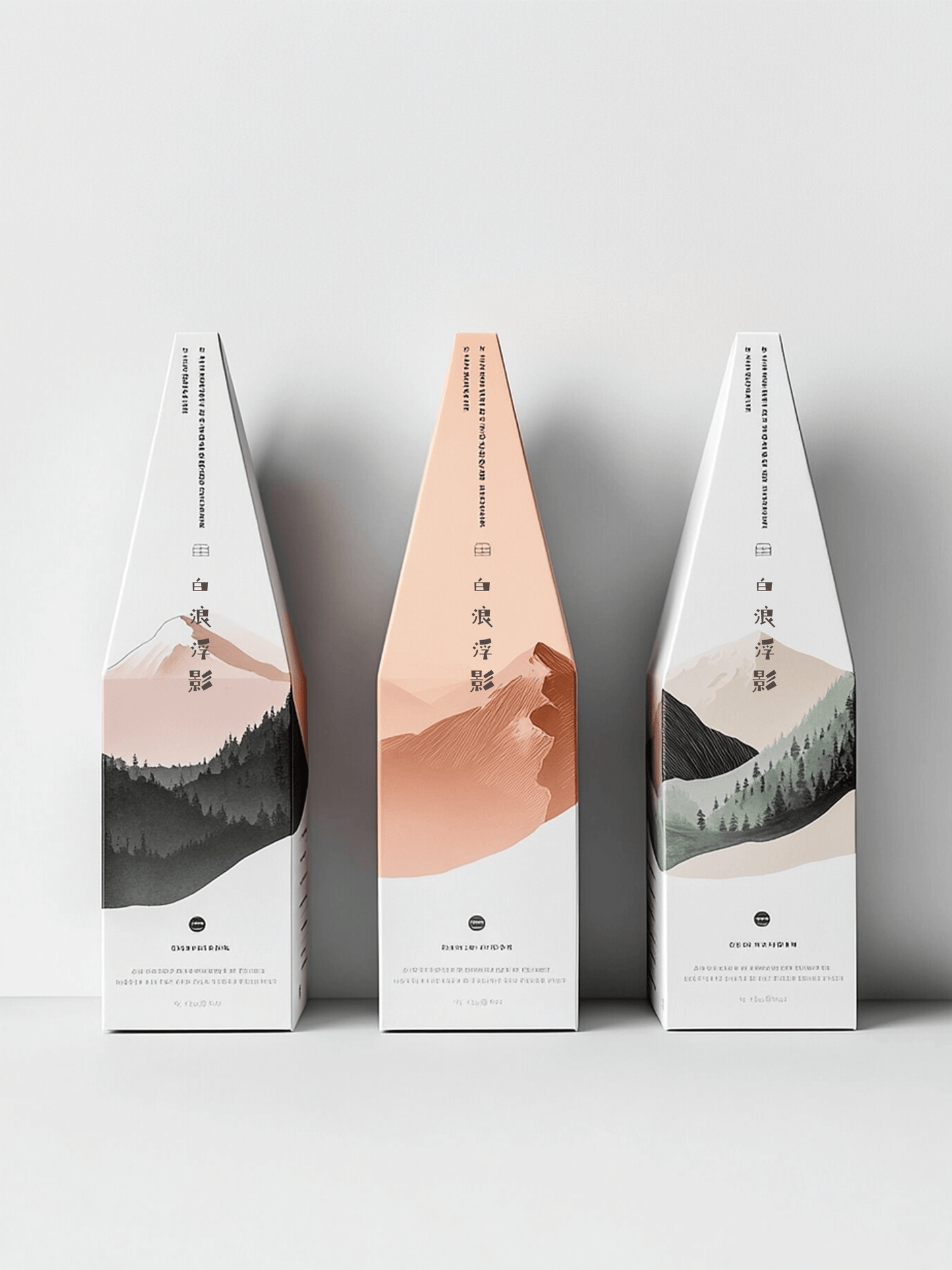 “Mountain Serenity” Packing design ➕ physical samples