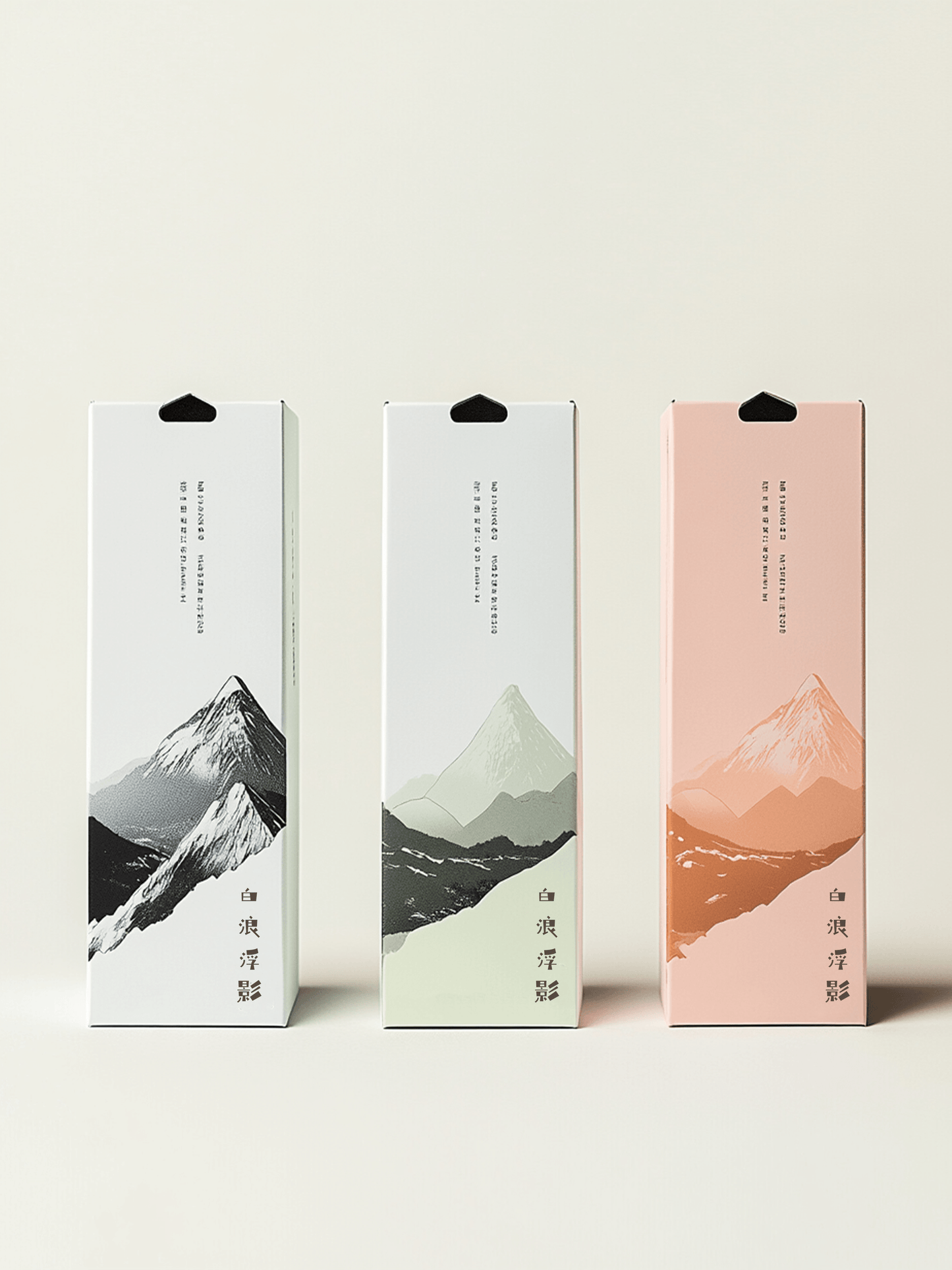 “Mountain Serenity” Packing design ➕ physical samples