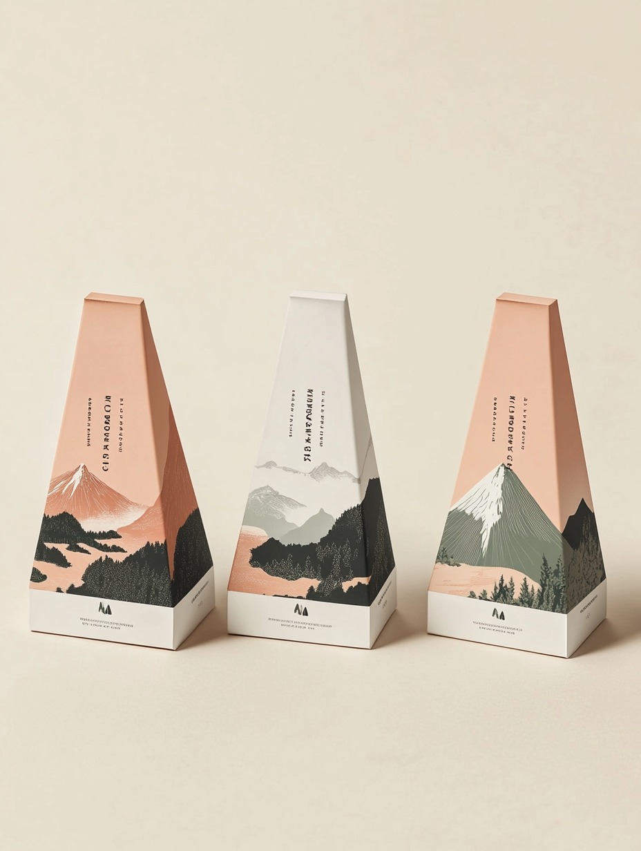 “Mountain Serenity” Packing design ➕ physical samples