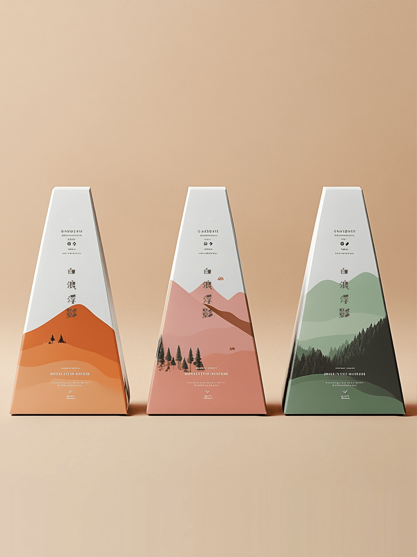 “Mountain Serenity” Packing design ➕ physical samples