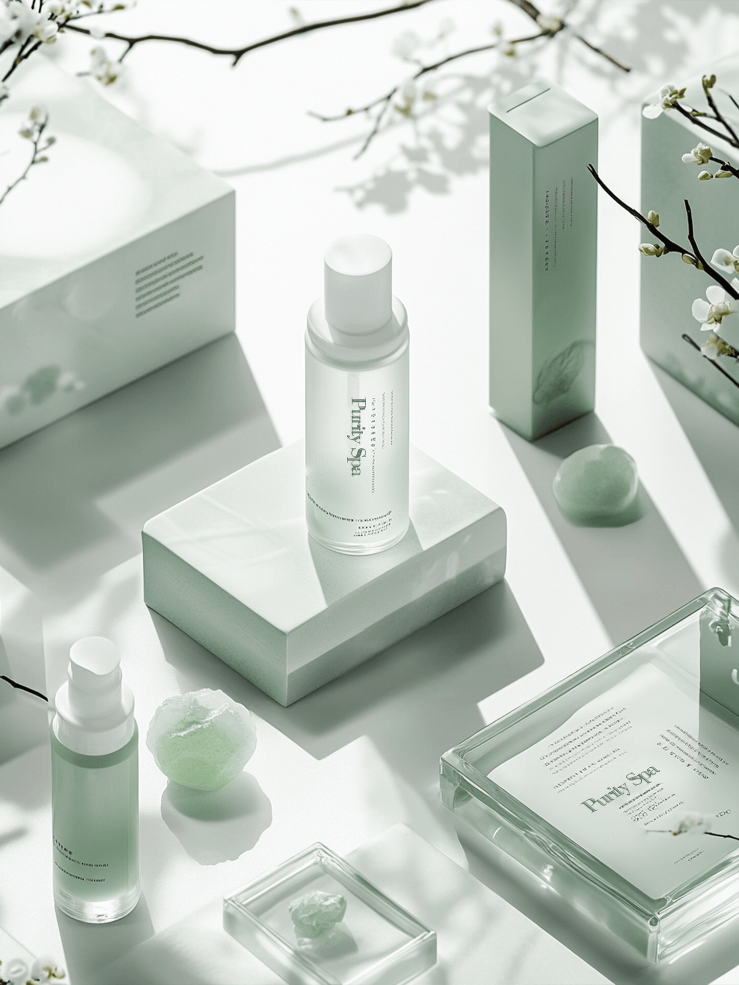 “Pure Essence” Packing design ➕ physical samples